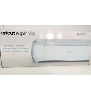 Cricut Explorer 3 Die Cutting Machine Teal Arts & Crafts DIY Bluetooth Hobby